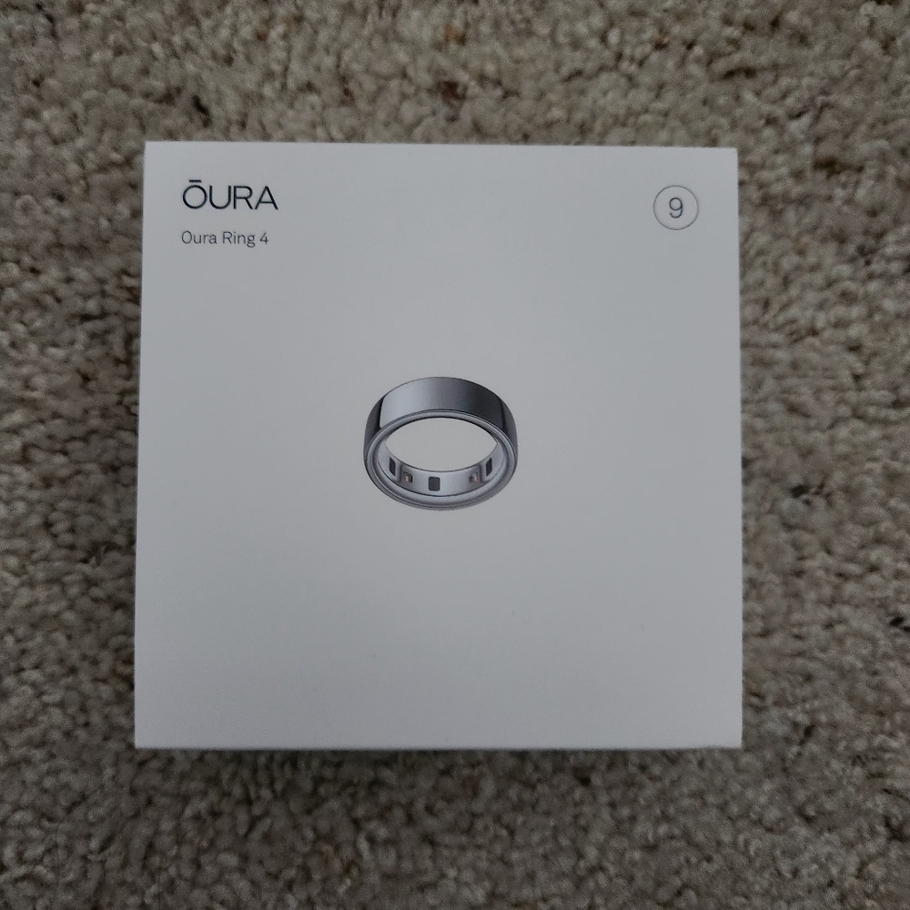 Oura Gen 4 Silver Size 9